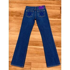 Vintage Victoria Beckham 26x34 DVB Straight Leg Premium Denim Jeans  LNWT